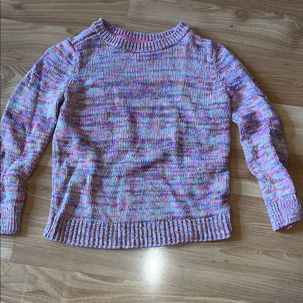 GAP Kids Multicolor Pink and Purple Sweater Size S